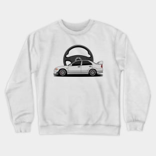 White EVO Crewneck Sweatshirt